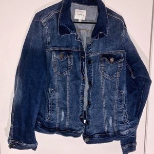 Distressed Denim Jacket